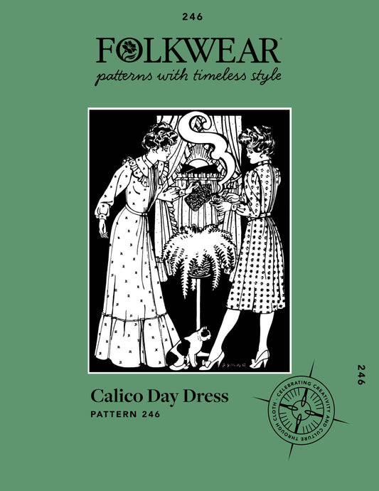 246 Calico Day Dress sewing pattern