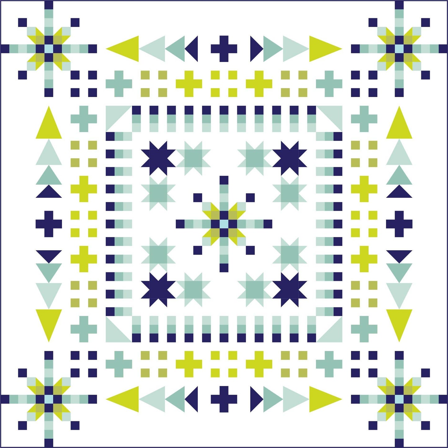 Alaskan Summer Nights - Medallion Quilt Pattern