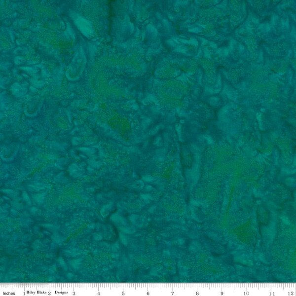 Expressions Batiks Hand-Dyes Tempo Teal