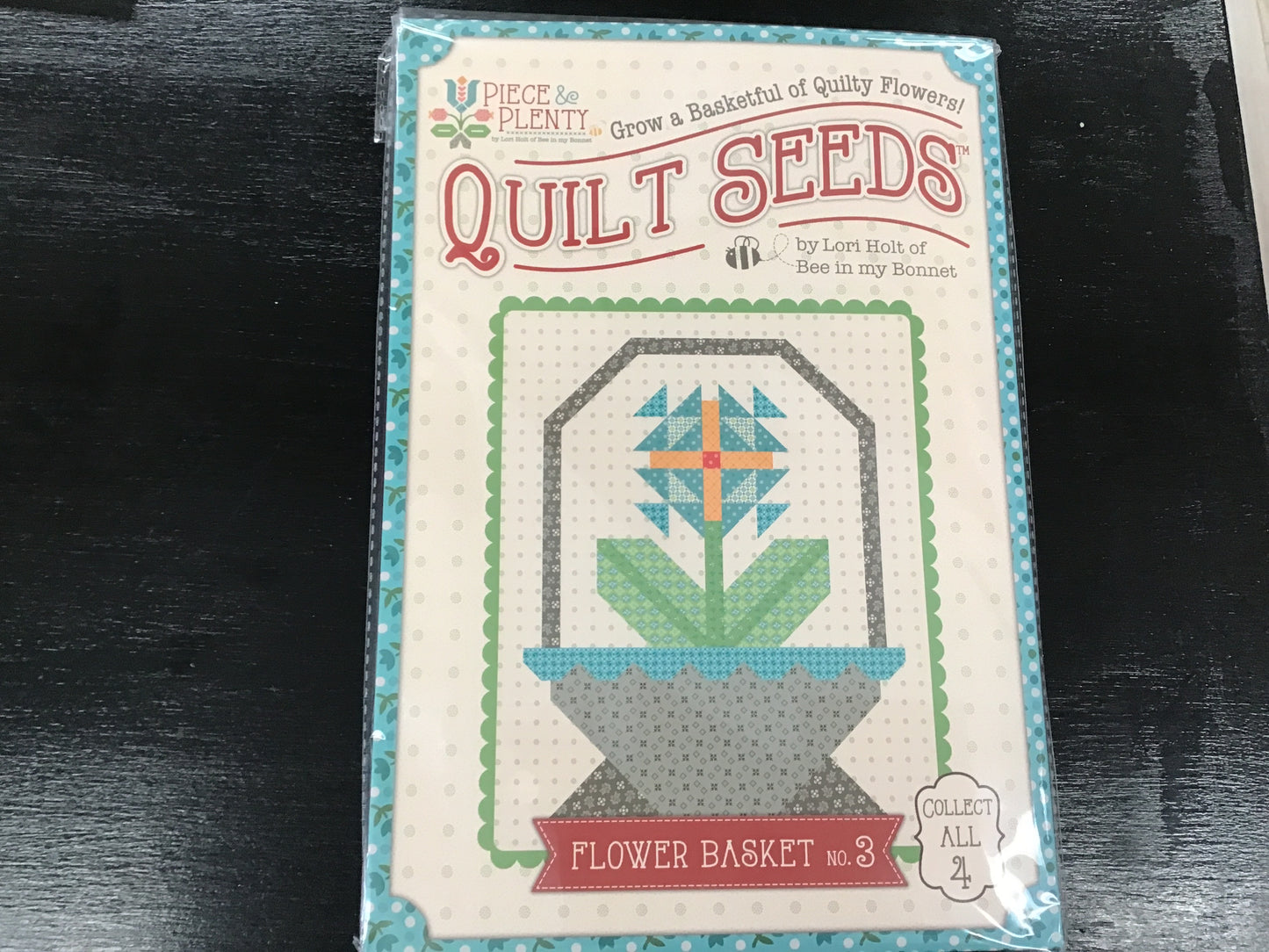 Lori Holt Piece & Plenty Quilt Seeds Flower Basket No. 3