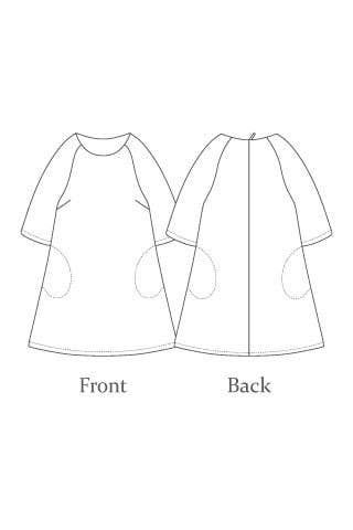 The Raglan Dress & Top Sewing Pattern