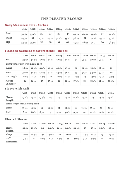 NEW - The Pleated Blouse Sewing Pattern