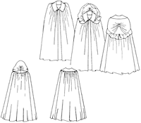 208 Kinsale Cloak for Young Folks - Sewing Pattern