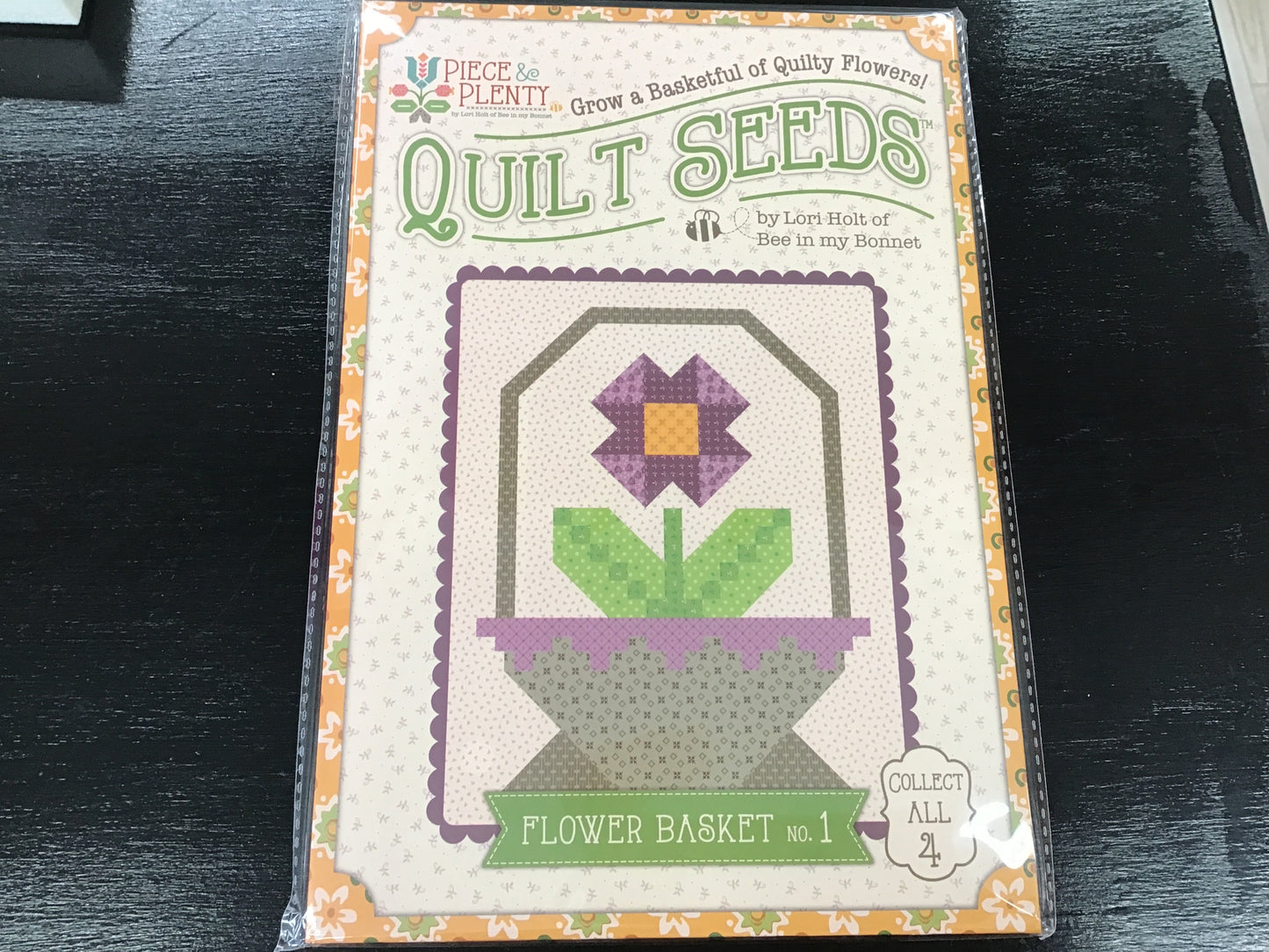 Lori Holt Piece & Plenty Quilt Seeds Flower Basket No. 1