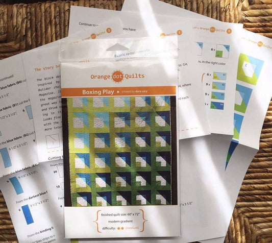 Boxing Play - Quilt Pattern