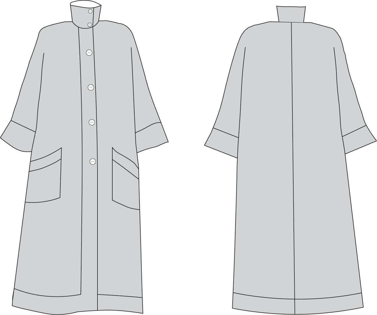 Basics Overcoat - Sewing Pattern