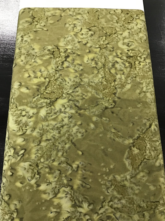 Expressions Batiks Hand-Dyes Olive Yellow