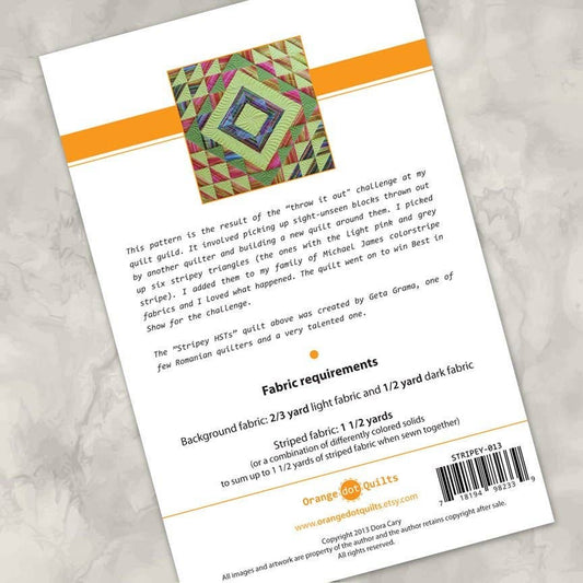 Stripey HST’s - Quilt Pattern