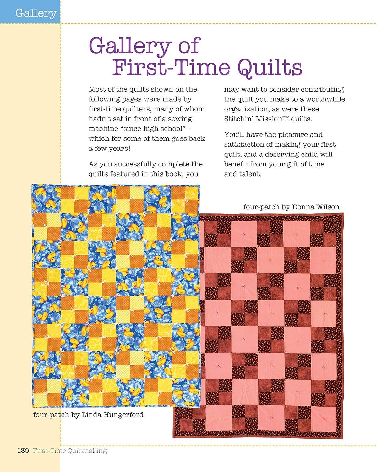First-Time Quiltmaking, Second Revised & Expanded Edition