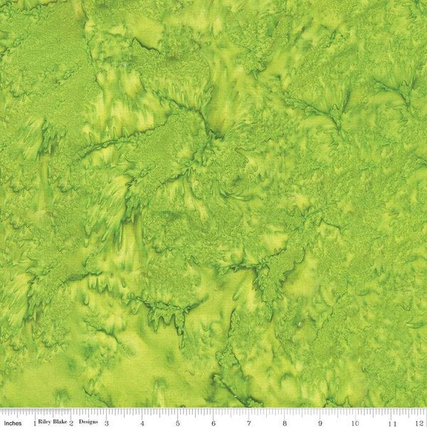 Expressions Batiks Hand-Dyes Green Apple