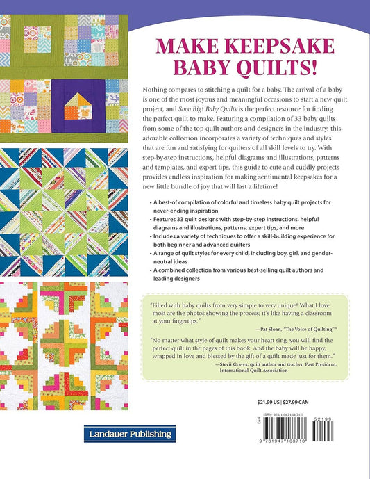 Sooo Big! Baby Quilts - 33 Adorable Designs to Sew