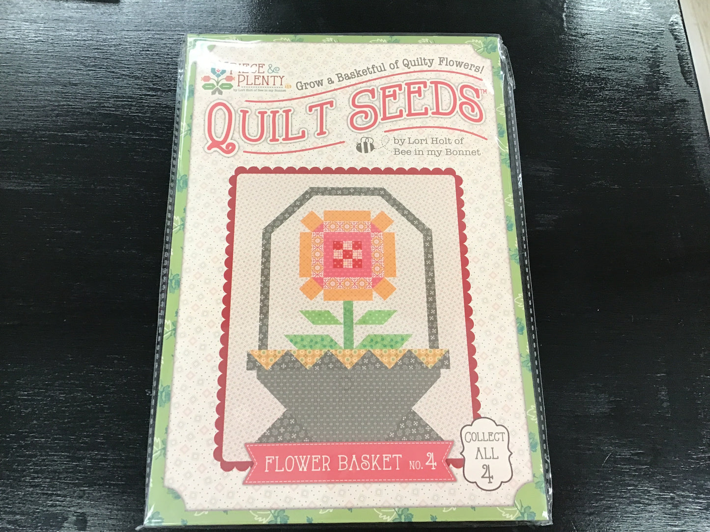 Lori Holt Piece & Plenty Quilt Seeds Flower Basket No. 4