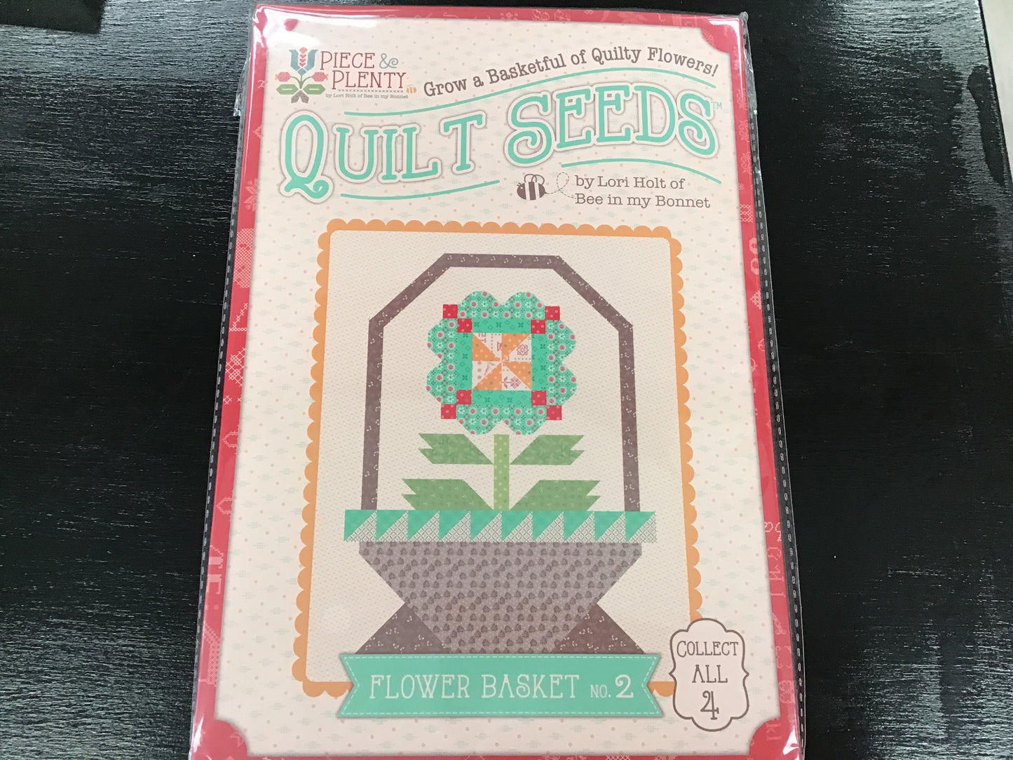 Lori Holt Piece & Plenty Quilt Seeds Flower Basket No. 2