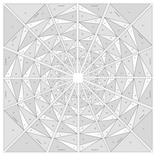 Arabesque Tree Skirt Pattern