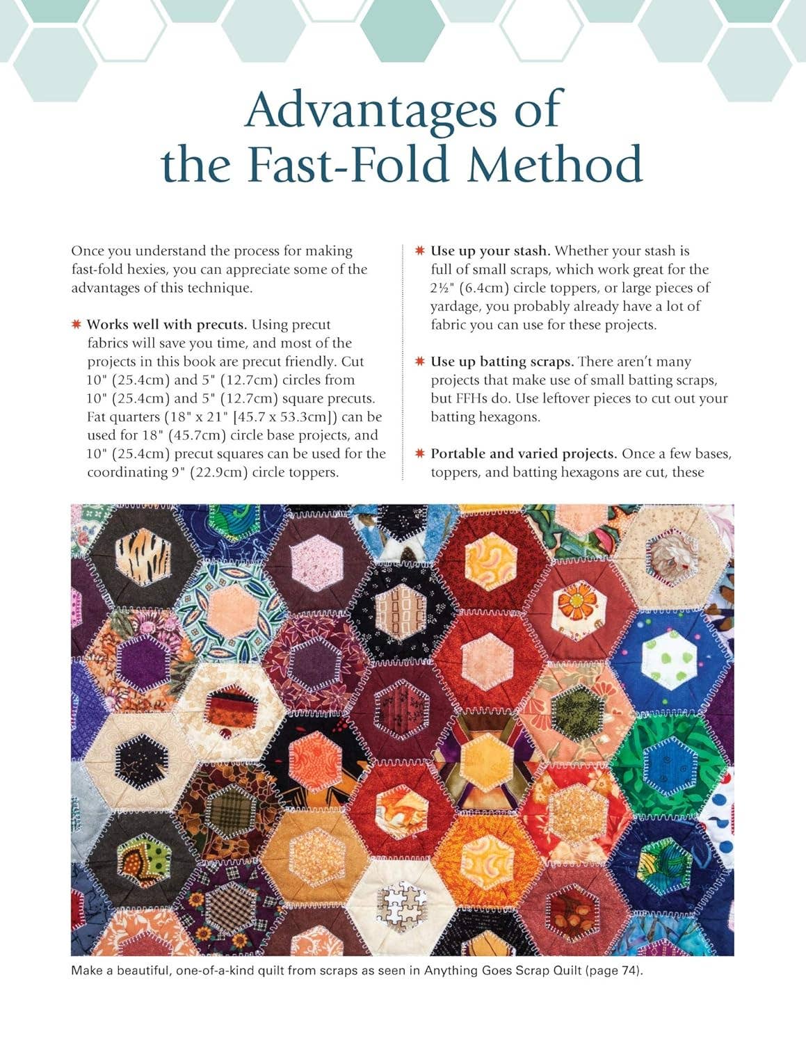 Fast-Fold Hexie Quilting - A Quick & Easy Technique