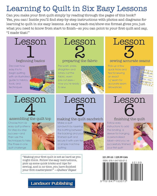 First-Time Quiltmaking, Second Revised & Expanded Edition