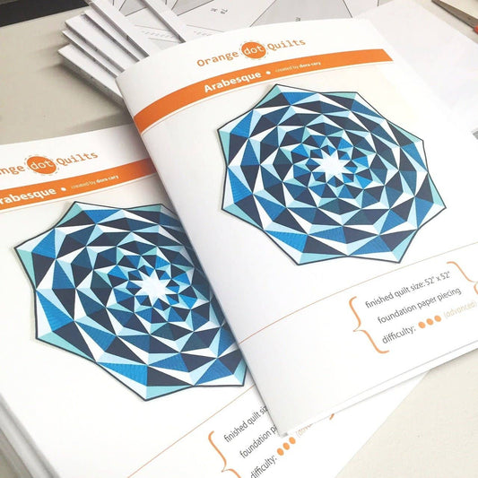 Arabesque - Geometric Quilt Pattern