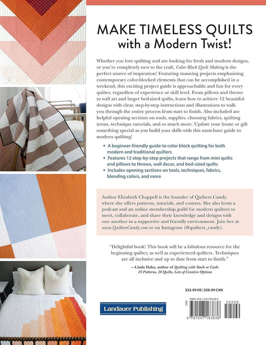 Color Block Quilt Making -12 Quick and Easy Statement Pieces