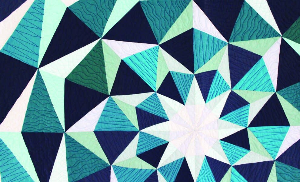 Arabesque - Geometric Quilt Pattern
