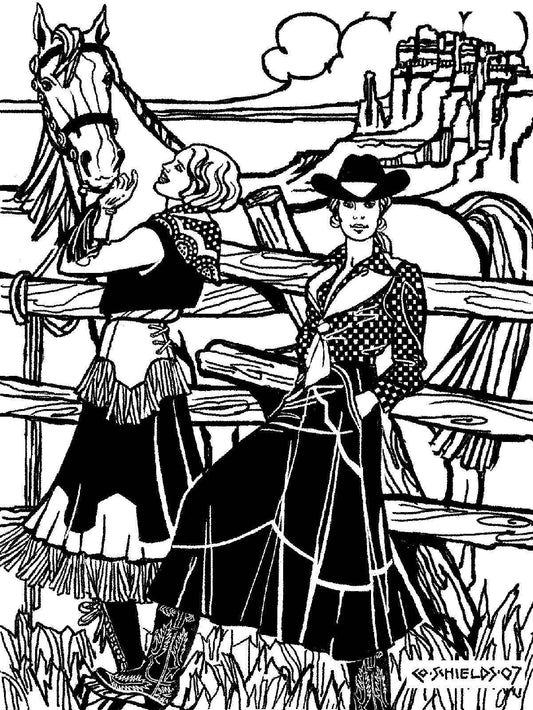 243 Rodeo Cowgirl Skirt - Sewing Pattern