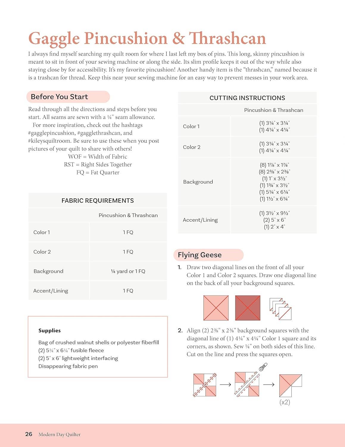 Modern Day Quilter - 16 Patchwork Quilts and Projects