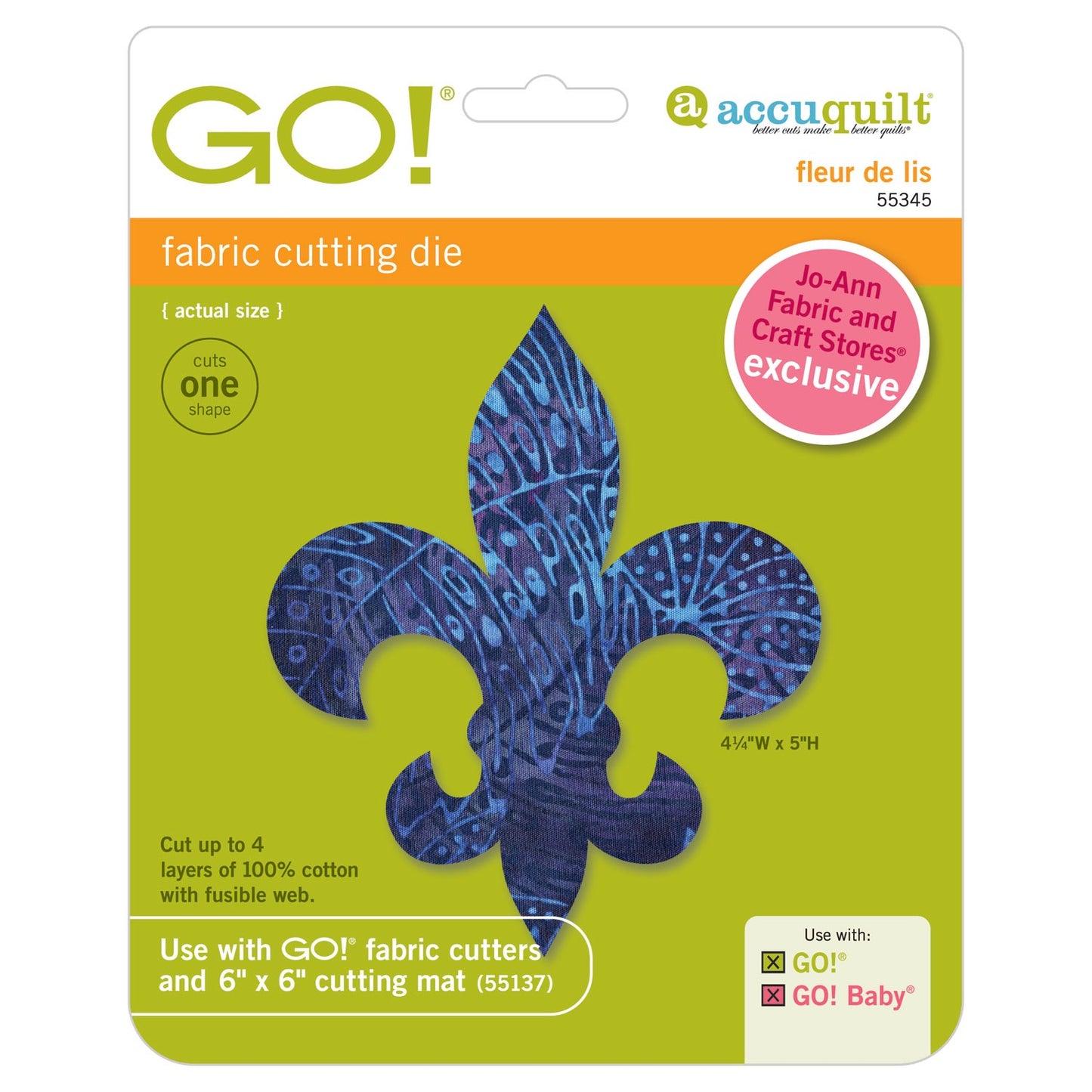 Accuquilt GO! Fleur De Lis
