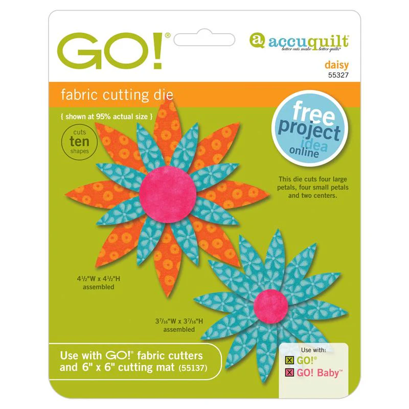 AccuQuilt GO! Die Daisy 55327