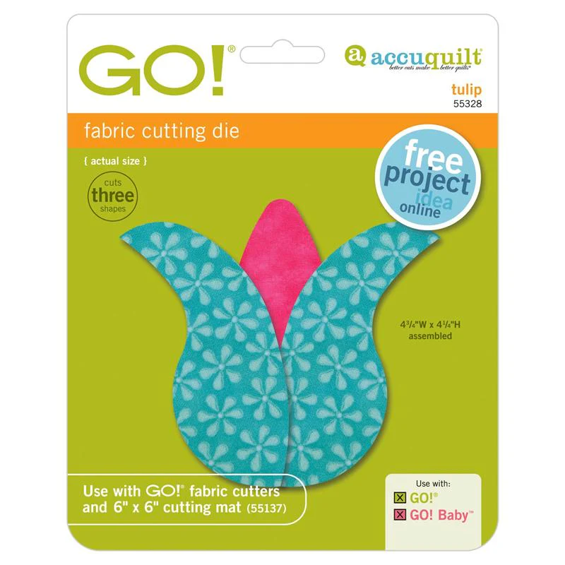 AccuQuilt GO! Die Tulip 55328