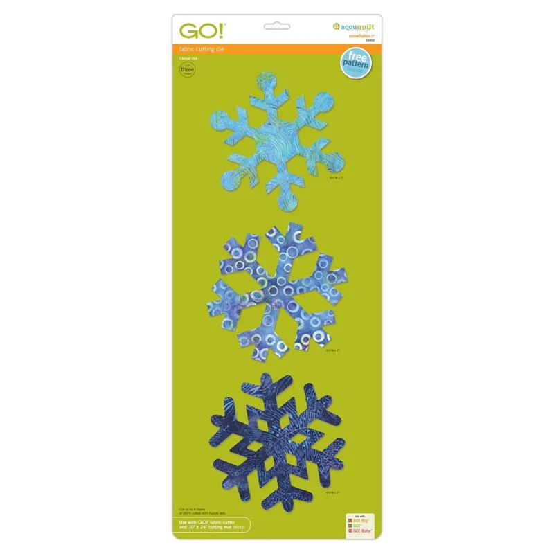 AccuQuilt GO! Die Snowflakes-7" 55450