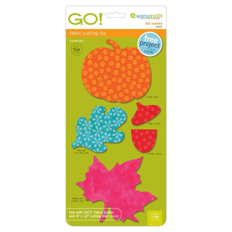 AccuQuilt GO! Die Fall Medley 55041