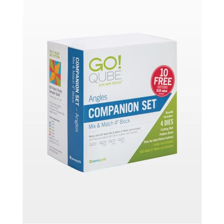 AccuQuilt GO! Qube 4" Companion Set-Angles