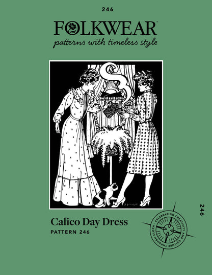 246 Calico Day Dress sewing pattern