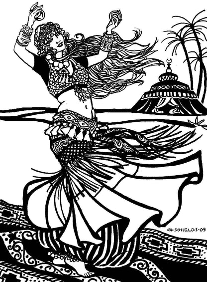 144 Belly Dancer - Sewing Pattern