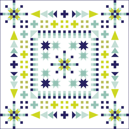 Alaskan Summer Nights - Medallion Quilt Pattern