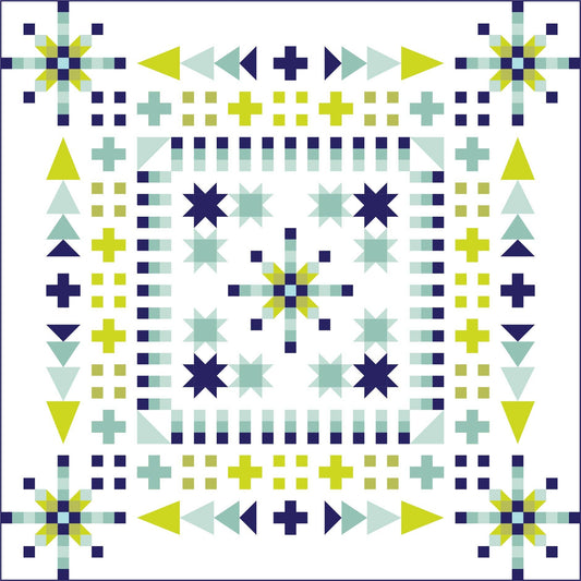 Alaskan Summer Nights - Medallion Quilt Pattern