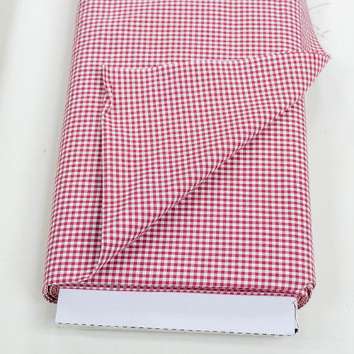FABRIC: Gingham Red ref 160087