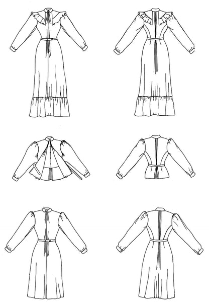246 Calico Day Dress sewing pattern