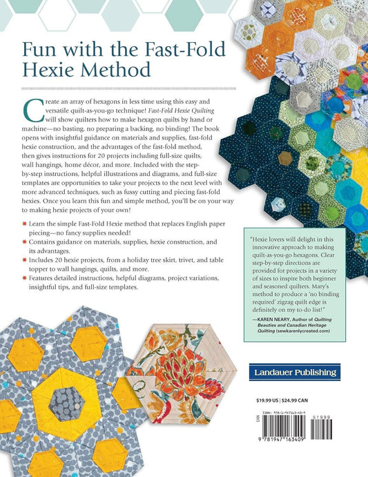 Fast-Fold Hexie Quilting - A Quick & Easy Technique