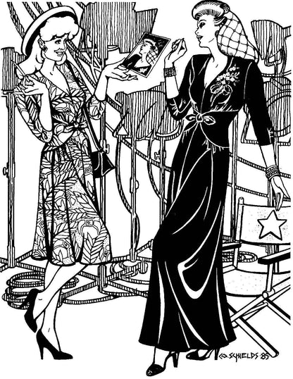 233 Glamour Girl Dress - Sewing Pattern