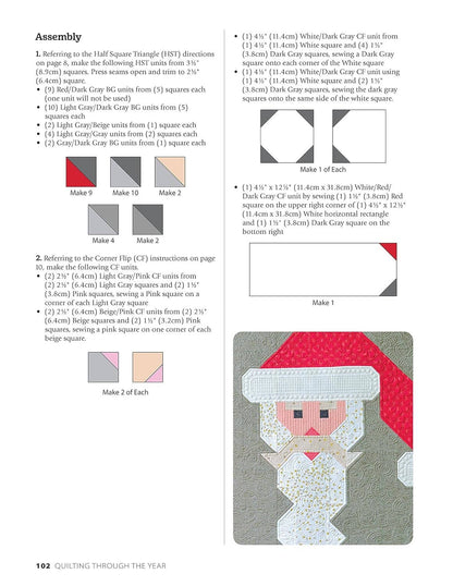 Quilting Through the Year - Designs for Every Season