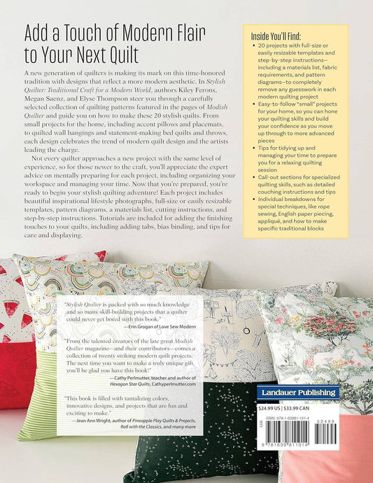 Book:  Stylish Quilter Traditional Craft for a Modern World