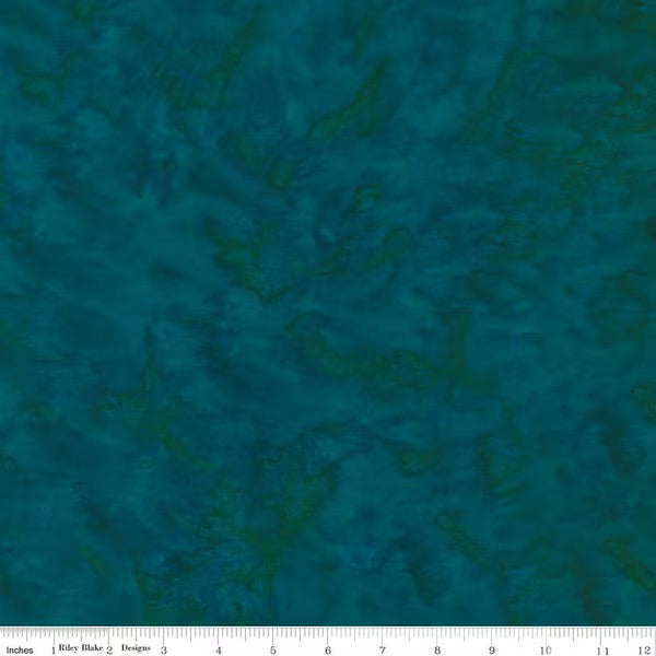 Expressions Batiks Hand-Dyes Teal Waterfall