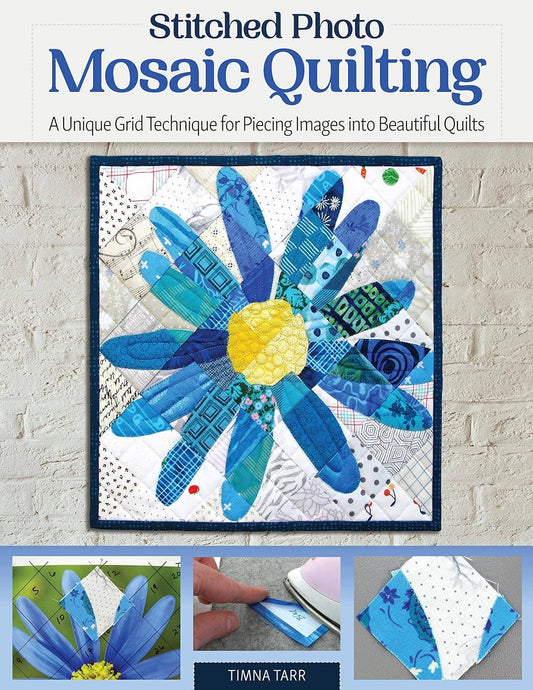 Stitched Photo Mosaic Quilting - A Unique Grid Technique