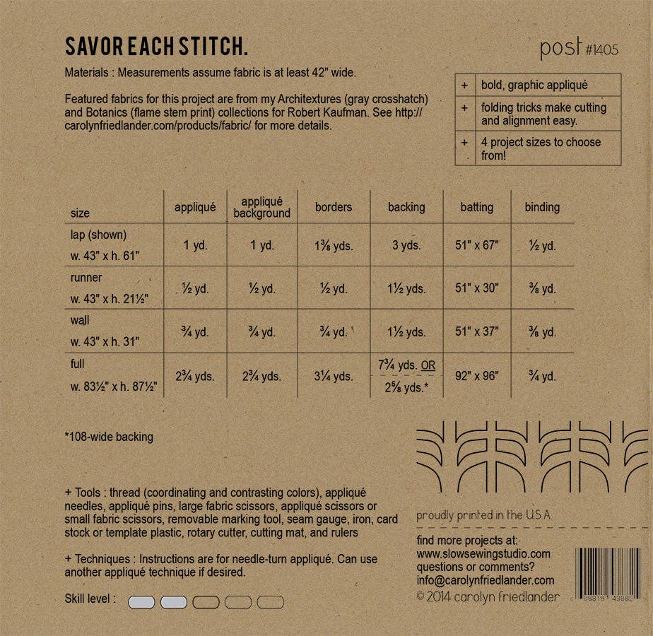 Post Quilt Pattern