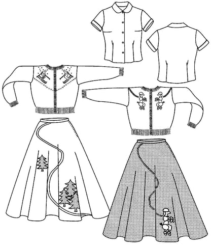 256 At The Hop - Sewing Pattern