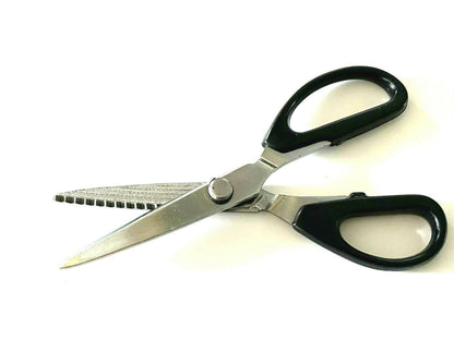 8" Pinking Shears Stainless Steel Crafting Cutting Scissors Zig Zag Pattern