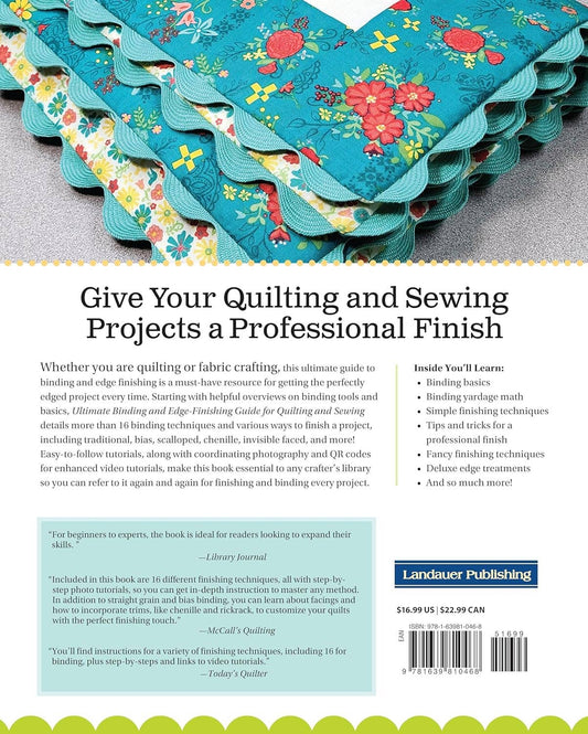 Ultimate Binding and Edge Finishing Guide -Quilting & Sewing
