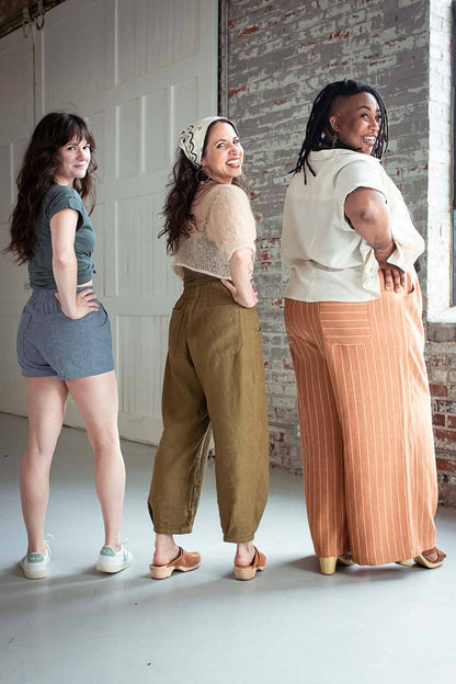 Chanterelle Pants and Shorts Printed Pattern Sizes 22-34