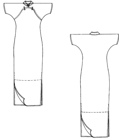 122 Hong Kong Cheongsam - Sewing Pattern