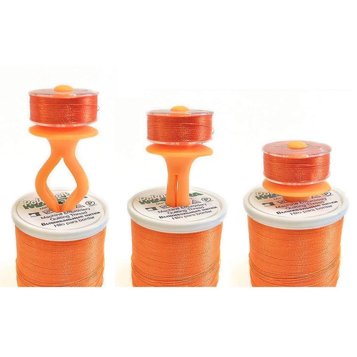 Bobbin holders for thread spools